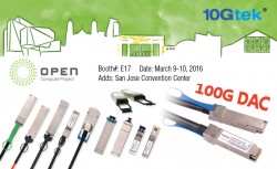 Meet 10Gtek at OCP 2016