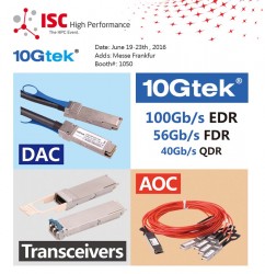 Welcome to visit 10Gtek at ISC16 High Performance -The HPC Event