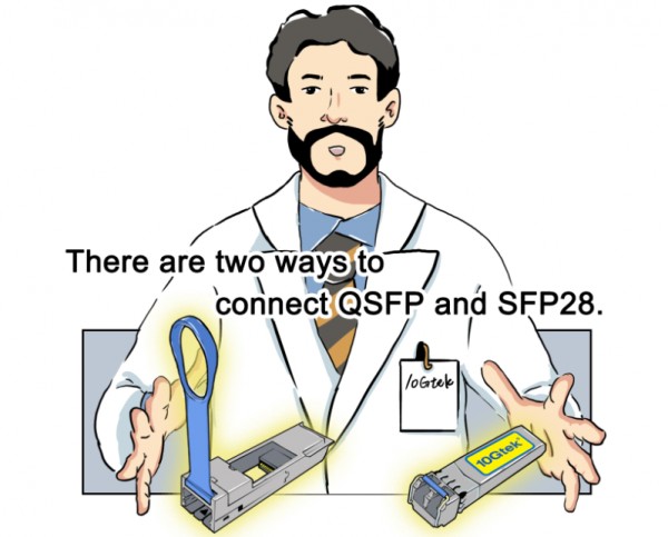 QSA Adapters, Link 100Gb/s Devices with 25Gb/s Optics