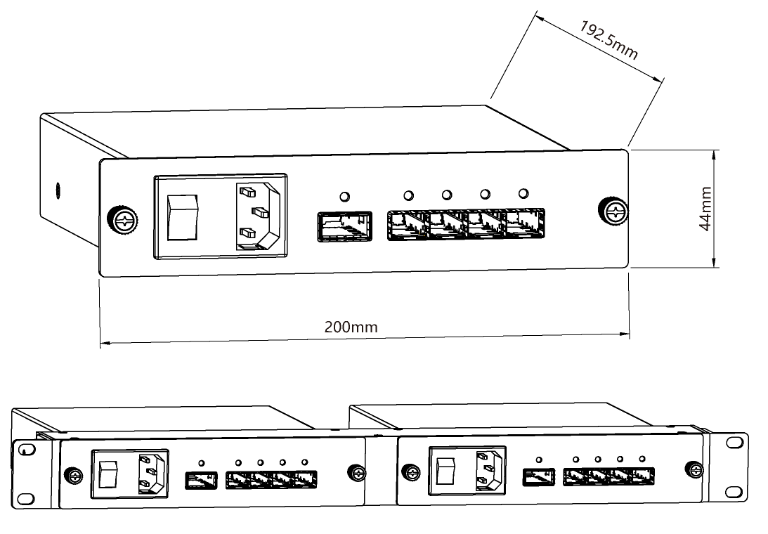 Qsfp+ Extender Apptication figure1